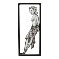 Wanddeco Frame Orang 'couple wanita'