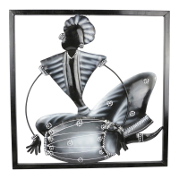 Wanddeco Frame Orang 'Music 1' 50 x 50 cm