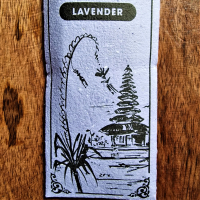 Wierook 'organic', 20 st in Recyceld papier verp. Lavender