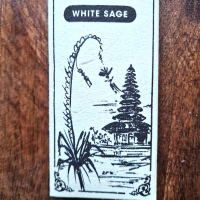 Wierook 'organic', 20 st in Recyceld papier verp. White Sage