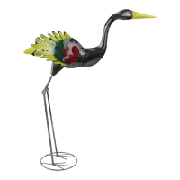 Metalen Reiger 'Reggae', 90 x 28 x 14 cm Head Up