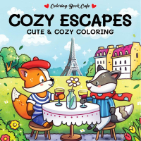 Cozy escapes - Coloring Book Cafe