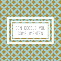Een doosje vol complimenten blauw (144 rolletjes)