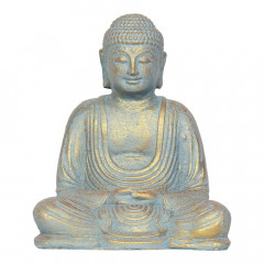 Beeld steen boeddha 22cm