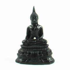Decoratie beeld van polystone boeddha parel M