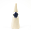 Ring zilver RAJ01 Lapis Lazuli Mt. 9/60