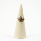 Ring zilver Mt. 8/57 Tijgeroog RAJ2_R