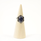 Ring, Silber, Mt. 57/18¼, Lapislazuli -4
