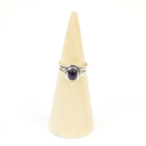 Ring zilver Mt. 7/55 Amethist HAS22