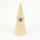 Ring zilver Mt. 8/57 Amethist HAS279
