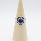Ring zilver Mt. 8/57 Lapis Lazulli HAS55