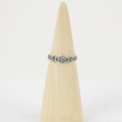 Ring zilver Mt. 6/52 Bloemen RB248