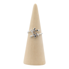 Ring zilver RB199 Olijftak 12mm Mt. 10/62