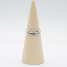 Ring zilver Mt. 9/60 Blad SP34200