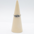 Ring zilver Mt. 8/57 Bloemen SP31800