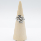 Ring zilver Mt. 8/57 Jugendstill SP2100