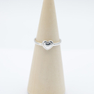 Ring zilver Mt. 9/60 Hart RB283