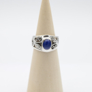Ring zilver Mt. 10/62 Lapis Lazulli HR08