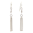 Ohrring 3 Ketten, Silber SP32400