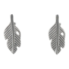 Oorsteker blad zilver RB107