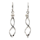 Oorhanger Gedraaid, zilver SP2300