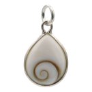 Hanger Shiva Eye schelp, zilver 19mm JWL07E3