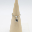 Ring, zilver, Mt.8/57 Vlinders RB026