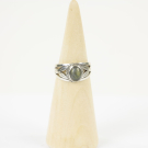 Ring zilver Mt. 10/62 Labradoriet HAS149