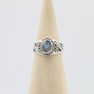 Ring zilver Mt. 7/55 Labradoriet HR116