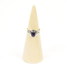 Ring zilver Mt. 10/62 Amethist HAS22