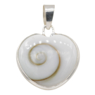 Hanger zilver Shiva Eye schelp, hart M, SPN2000