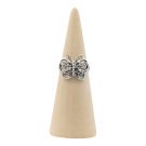 Ring zilver Mt. 10/62 Vlinder RB221