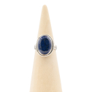 Ring zilver Mt. 8/57 Lapis Lazuli RAJ8