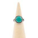 Ring zilver Mt. 9/60 Turquoise RAJ9_R