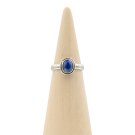 Ring zilver Mt. 10/62 Lapis Lazulli HAS230