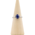 Ring zilver Mt. 10/62 Lapis Lazulli HAS184