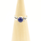 Ring Silber Mt. 6/52 Lapislazulli MN09