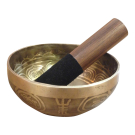 Klankschaal Jambhati OMPH Small, incl. stick hout/leer
