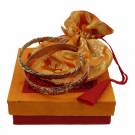 Set van koperen Armband met de 8 gelukstekens van het Boeddhisme