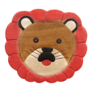 Krukje hout leeuw rood