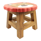 Krukje hout leeuw rood