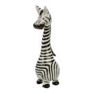 Beeld hout zebra lange nek L