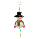 Hanger metaal kerst sneeuwpop ster