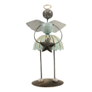 Beeld metaal engel jurk/ster mint M