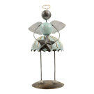 Beeld metaal engel jurk/ster mint L