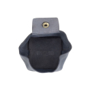 Münzgeldbörse aus Leder, Notgroschenblau