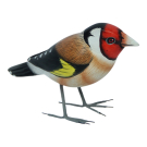 Beeld hout vogel putter