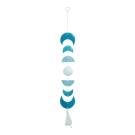 Hanger capiz maan/zon blauw
