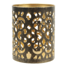 Waxinelichthouder metaal vintage