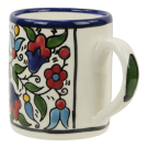 Mok keramiek floral meerkleurig M